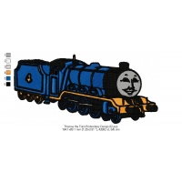 Thomas the Train Embroidery Design 02